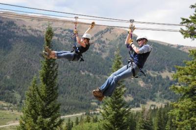 Zip Lining in Idaho Springs